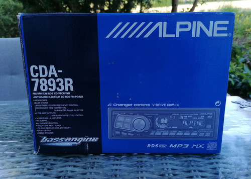 Alpine cda 7893r mp3 autoradio - mp3,