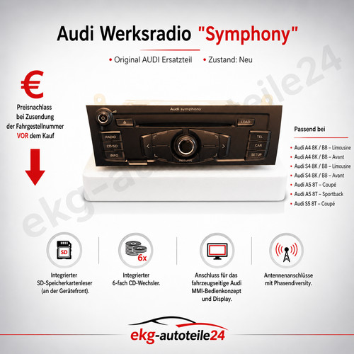 Neu original audi symphony - audi,